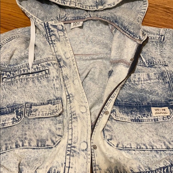 Urban Outfitters BDG Acid Wash Bomber Jacket - Picture 2 of 9